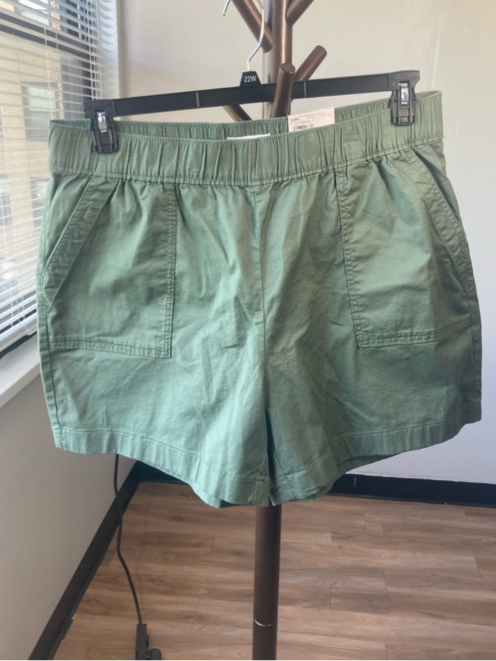Croft & Barrow midrise short pull on short elastic waist manalo olive XXL
